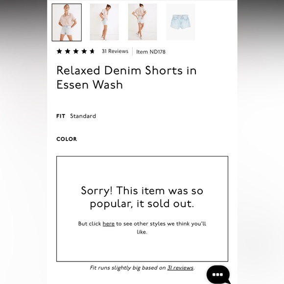 Madewell Relaxed Denim Shorts in Essen Wash - Picture 12 of 12